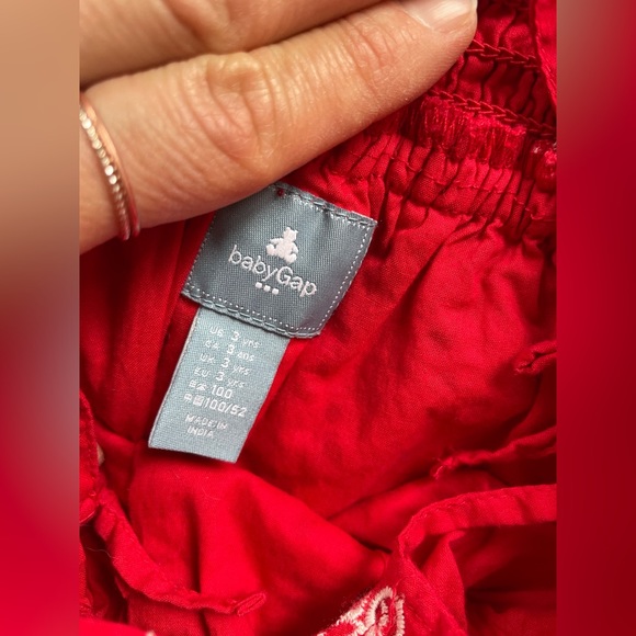 Baby gap red dress toddler - Picture 2 of 2